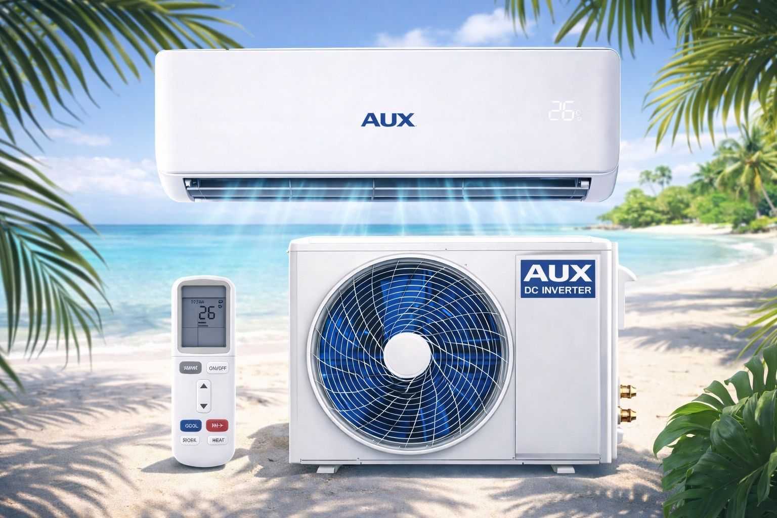 Climatiseur AUX 12000 BTU pour maison ou bureau en Martinique