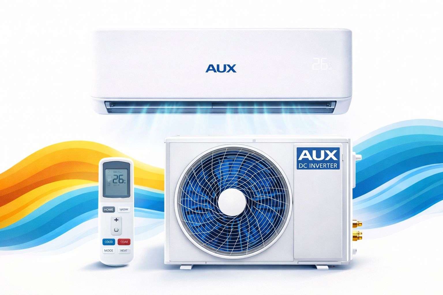 Climatiseur AUX 24000 BTU pour climatisation en Martinique