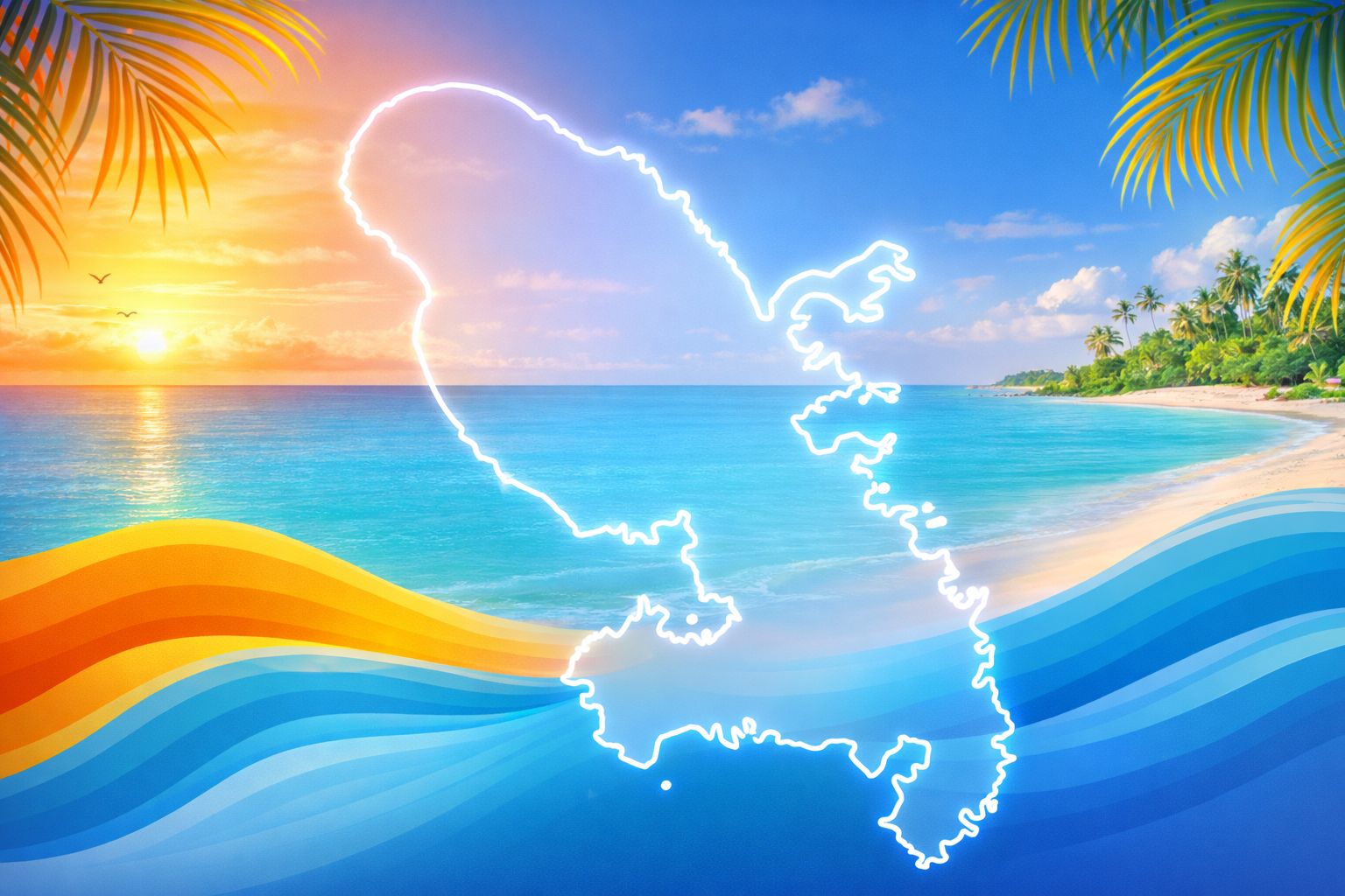 Carte de la Martinique pour les interventions en climatisation